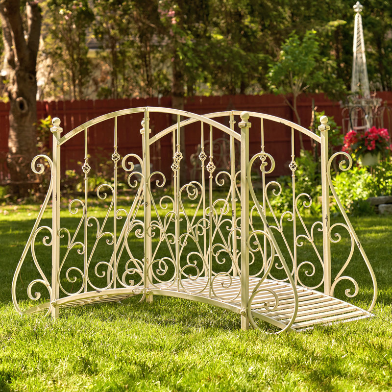 ZaerLtdInternational Iron Garden Bridge & Reviews Wayfair